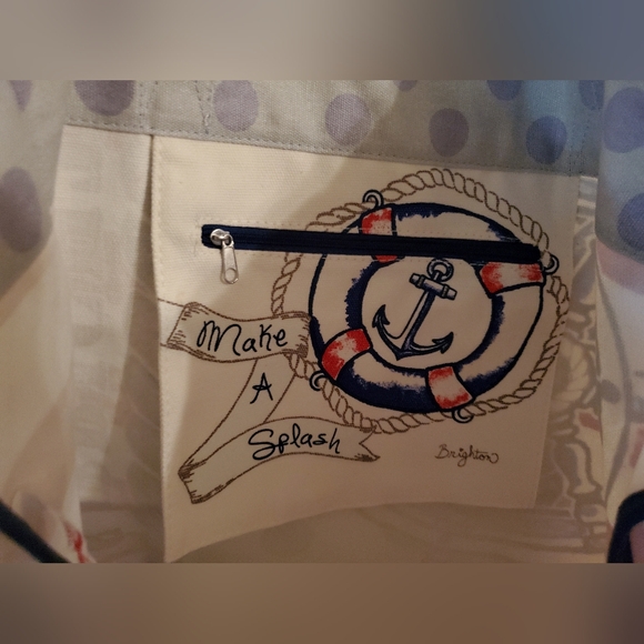 BRIGHTON SS BRIGHTON Nautical red, white & blue tote bag - Picture 6 of 7